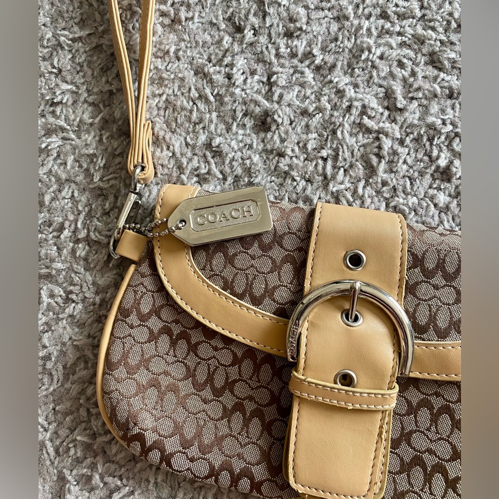 Coach Logo Wristlet